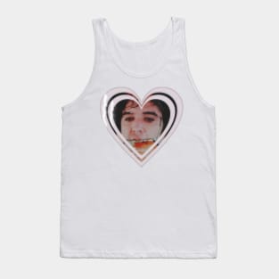 Elvis love hearts Tank Top